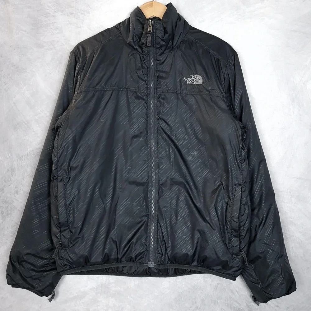 The North Face Hyvent Jacket LINER ONLY Mens Medium Black Reversible Insulated